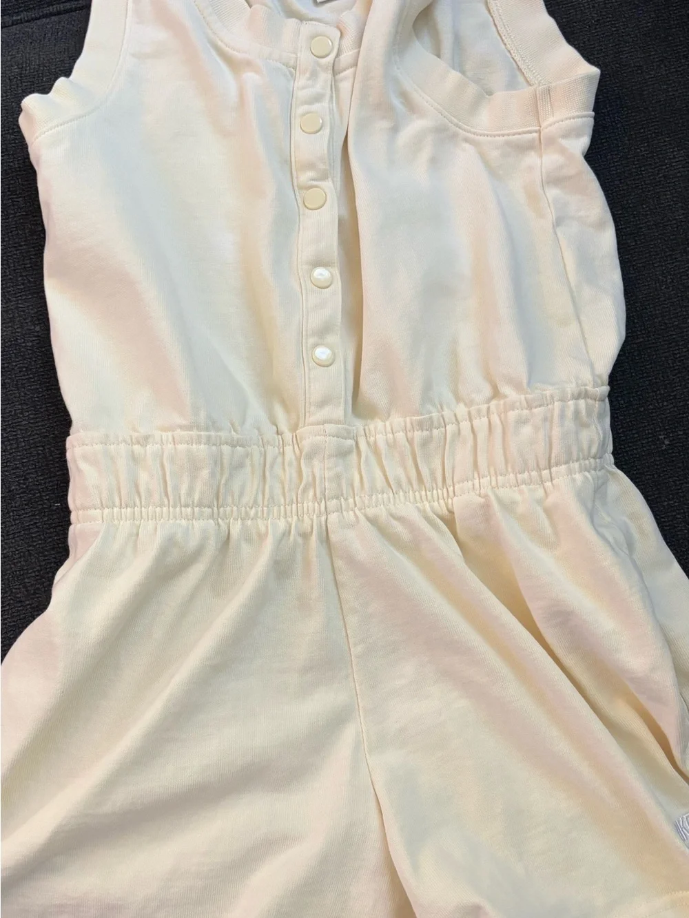 Nike Cream Sleeveless Kids Romper
